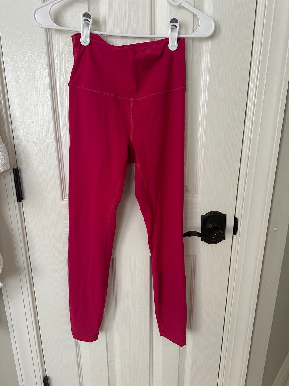 lululemon athletica Hot Pink High-Waist Leggings 25” wonder train.